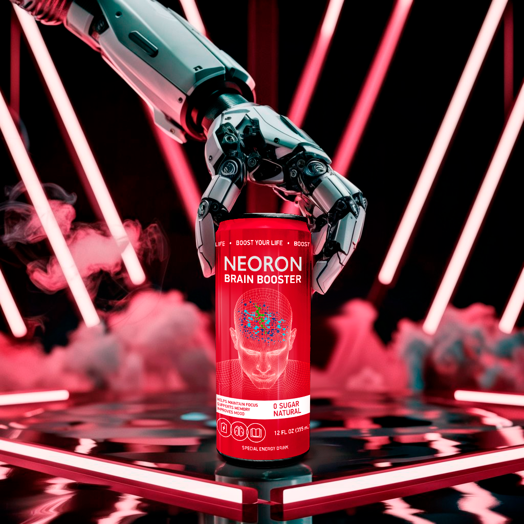 NEORON Brain Armor, Focus & Memory Support, Sugar-Free Nootropic Drink