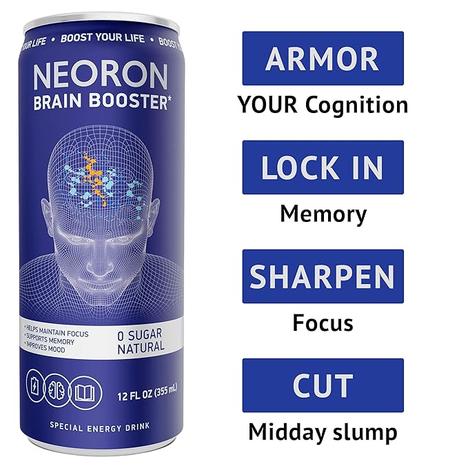 NEORON - Brain Booster, Focus & Memory Support, Sugar‐Free